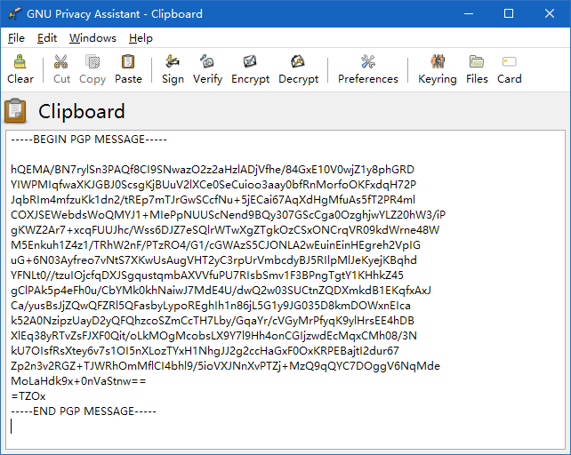 encrypt done